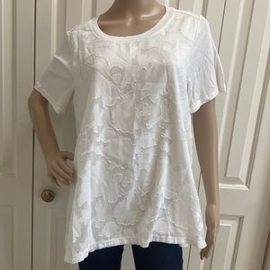 RXB Womens White L Beautiful Blouse. So soft.